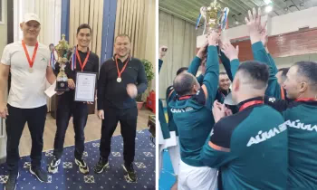 В Бишкеке прошли турниры по бильярду и волейболу на Кубки банков Кыргызстана - 2025