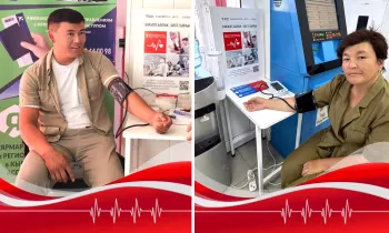 В офисах компании «Байлык Финанс» установлены «Уголки здоровья»