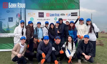 Жизнь в стиле «эко»: «Банк Азии» высадил 500 деревьев на фестивале Jashyl Dem Fest | JAZ 2026