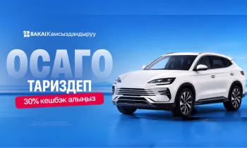 ОСАГОну жаңыртууга убакыт келди: BAKAI Камсыздандыруудан 30% кешбэкти нак акча түрүндө алыңыз