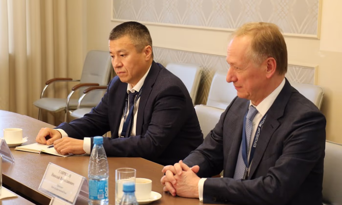 НБ КР посетил президент Межгосударственного банка Николай Гаврилов