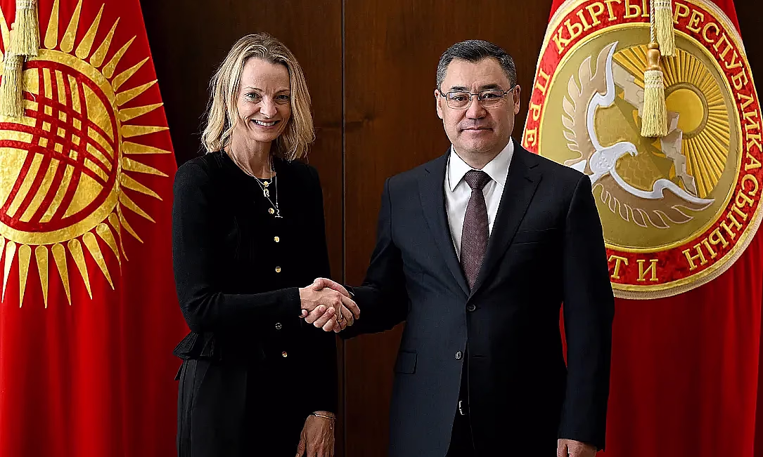 Садыр Жапаров Binance компаниясынын маркетинг боюнча глобалдык директору Рейчел Конлан менен жолукту